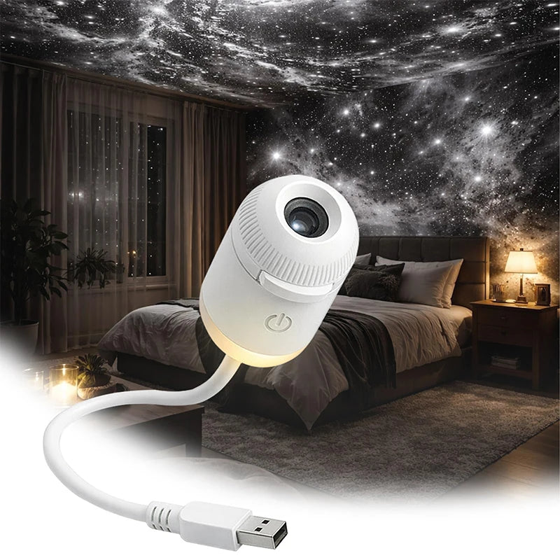 Mini Galaxy Usb Projecteur Star avec diapositives de Projection