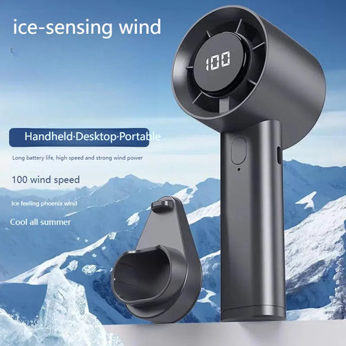 Portable Mini Ventilateur avec écran led USB Rechargeable Batterie