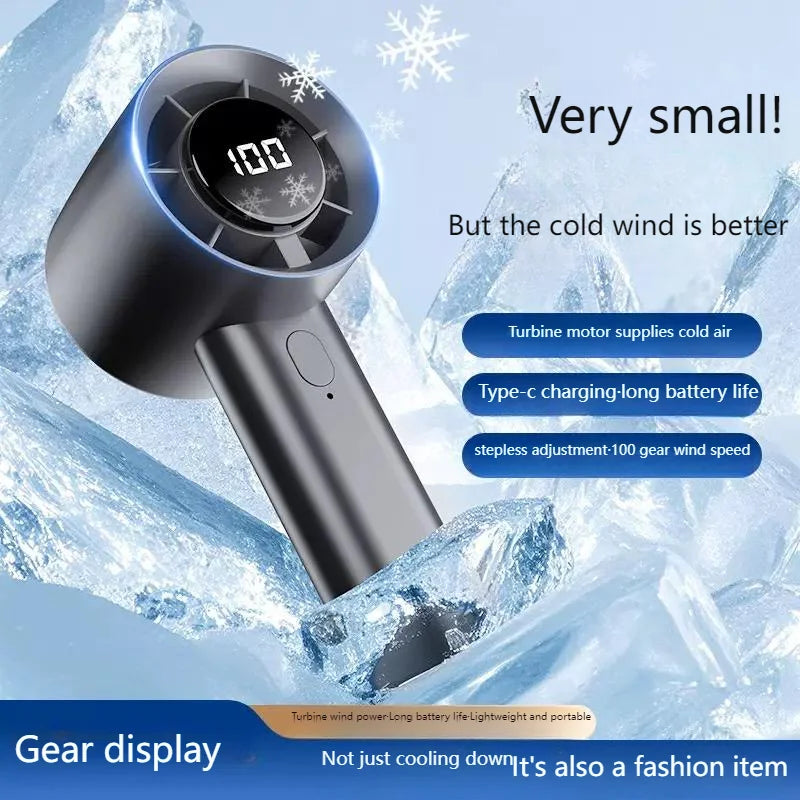Portable Mini Ventilateur avec écran led USB Rechargeable Batterie