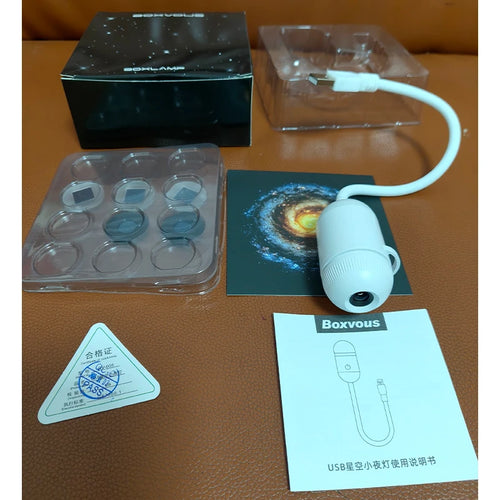 Mini Galaxy Usb Projecteur Star avec diapositives de Projection